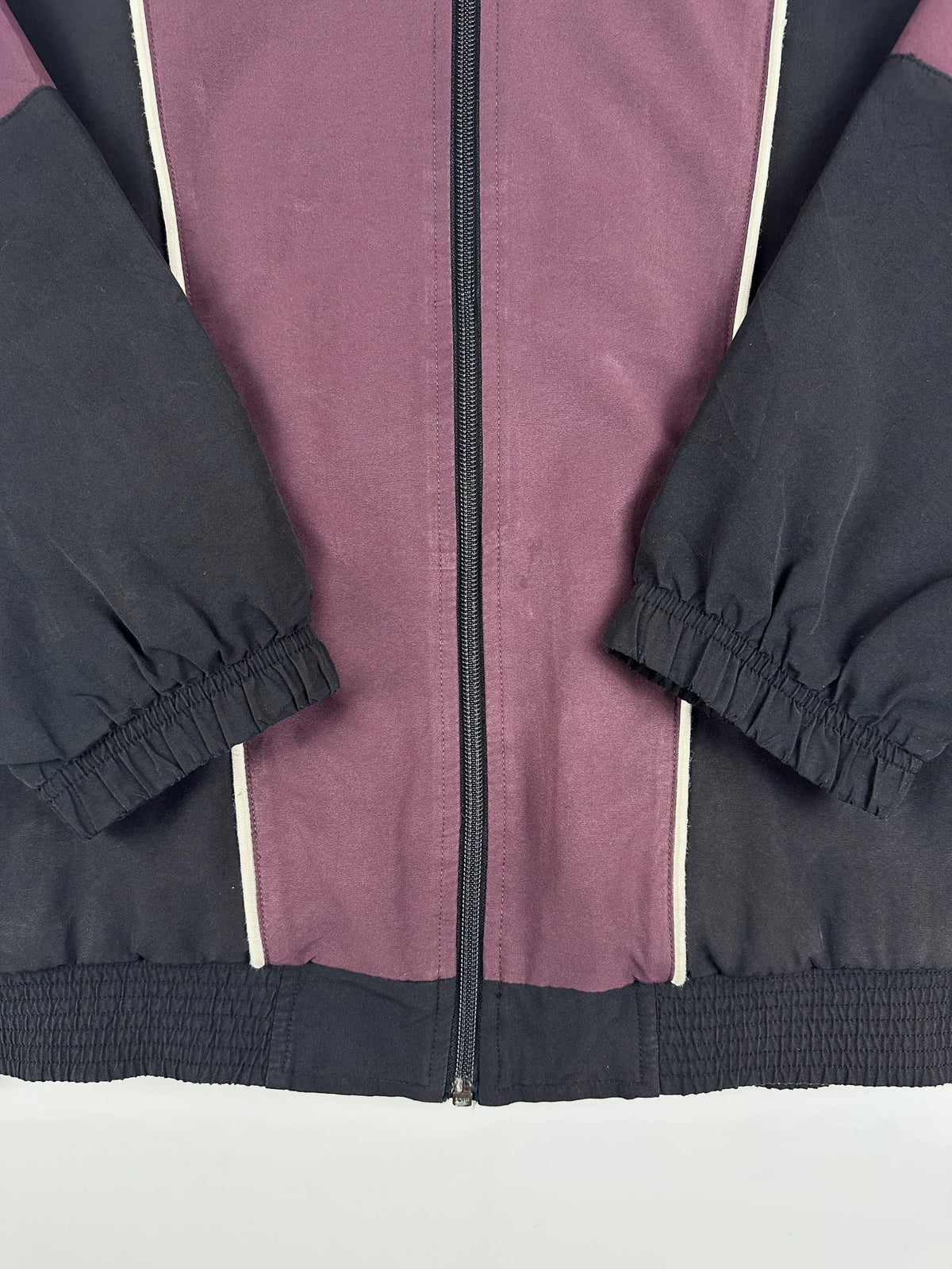Vintage 90s 1999 Adidas 3 Stripe Embroidered Colour Block Windbreaker Jacket (L)