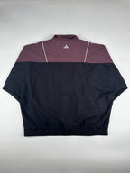 Vintage 90s 1999 Adidas 3 Stripe Embroidered Colour Block Windbreaker Jacket (L)