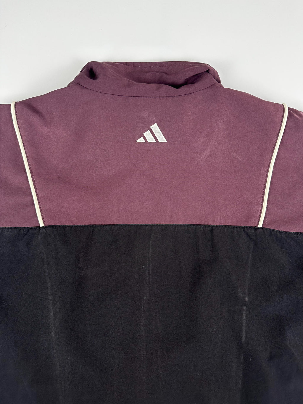 Vintage 90s 1999 Adidas 3 Stripe Embroidered Colour Block Windbreaker Jacket (L)