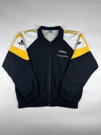 Vintage 90s Adidas FC Rheinfelden McDonald's Switzerland Football Training Windbreaker Jacket (L)