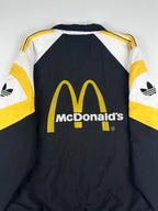 Vintage 90s Adidas FC Rheinfelden McDonald's Switzerland Football Training Windbreaker Jacket (L)