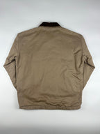 Vintage 00s Tommy Hilfiger Embroidered Logo Utility Workwear Trucker Jacket (L)