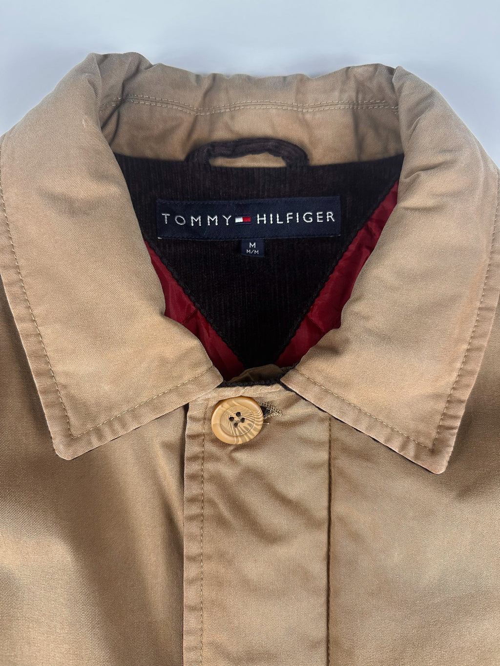 Vintage 00s 2003 Tommy Hilfiger Heavyweight Quilt Lined Western Style Parka Jacket (M)