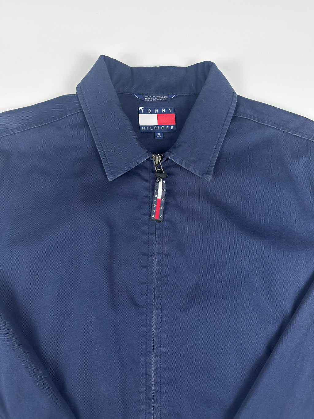 Vintage 00s 2000 Tommy Hilfiger Plaid Fleece Lined Harrington Full Zip Jacket (M)