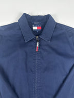 Vintage 00s 2000 Tommy Hilfiger Plaid Fleece Lined Harrington Full Zip Jacket (M)