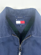Vintage 00s 2000 Tommy Hilfiger Plaid Fleece Lined Harrington Full Zip Jacket (M)